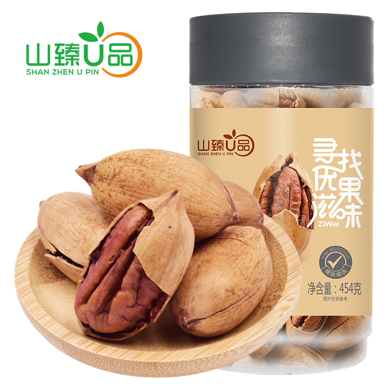 山臻U品碧根果454g /罐